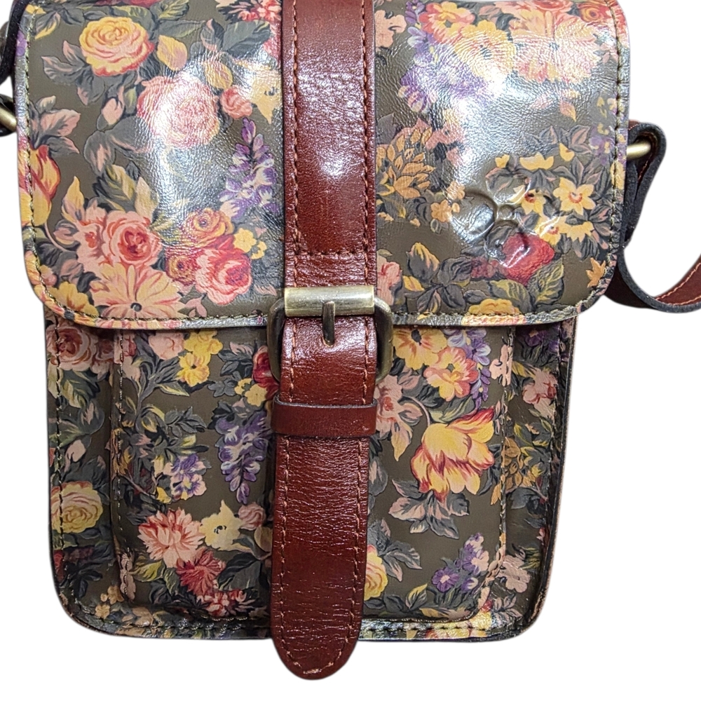 Patricia Nash Multicolor Floral Crossbody Bag